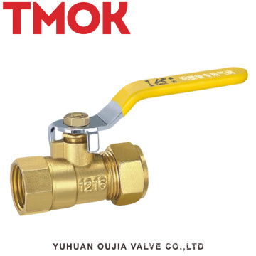 Brass aluminum tube inner wire ball valve